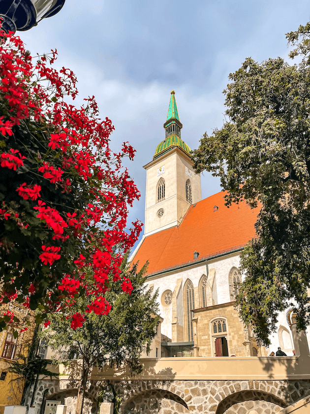 st. martin's cathedral in Bratislava