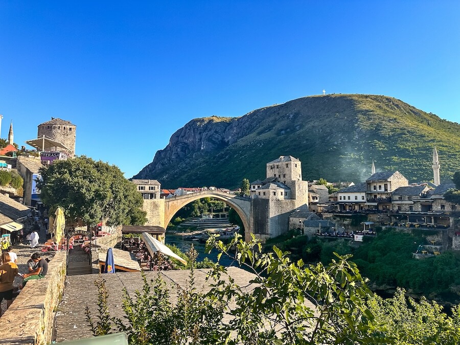 Old Mostar Bridge in Bosnia and Herzegovina