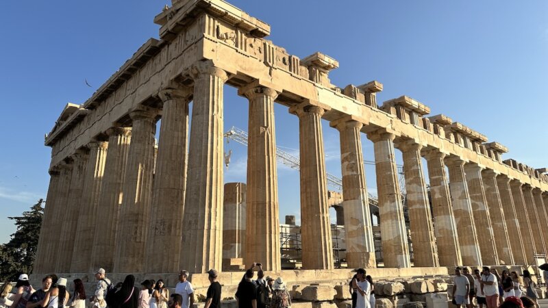 Parthenon in the Acropolis in Athens, Greece