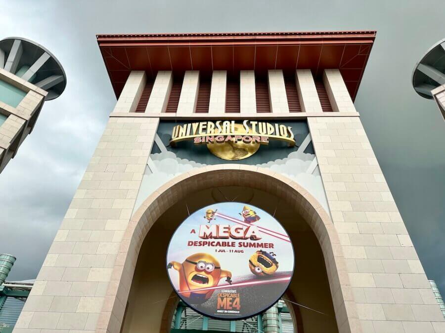 Entrance of Universal Studios Singapore